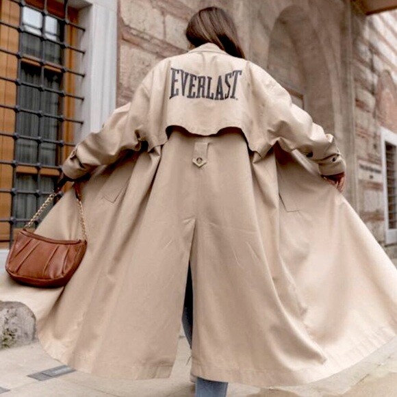 zara trench coat everlast