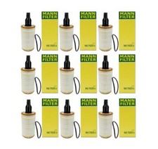 Mann Set of 9 Cartridge Engine Oil Filters Kit For Mercedes W20 W213