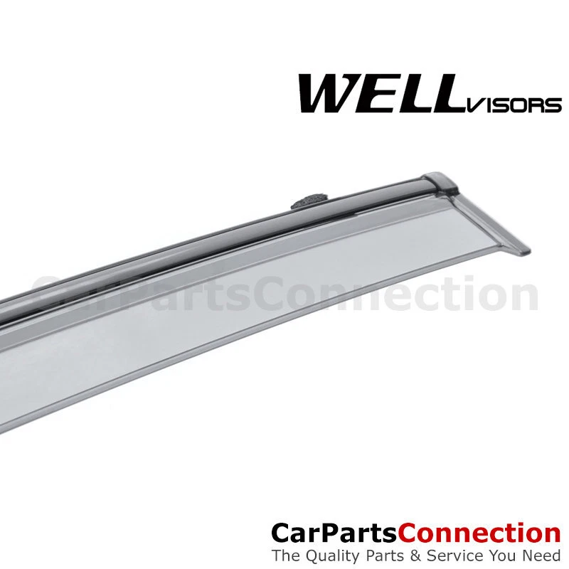 WellVisors 窗帘 02-07 铃木 Aerio SX 轿车遮阳板偏转器 — 第 4/4 张图片