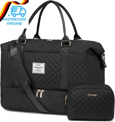 BESUCHE DEN LOVEVOOK-STORE LOVEVOOK Reisetasche Damen Sporttasche Groß Mit Schuhfach & Nassfach Weekender T
