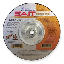 SAIT | 22062 | Cut-Off & Grinding Wheel Type 27 | 9" X 1/8" X 5/8"-11 | 10 PACK
