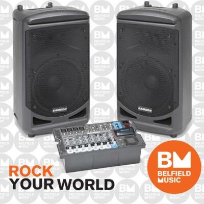Samson Expedition XP1000 Portable PA System Speaker Mixer