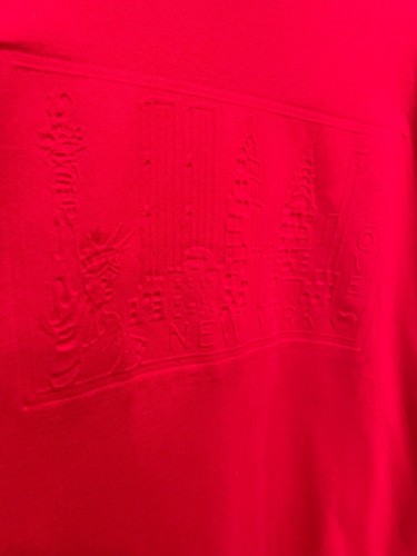 Vintage Lee 3D Embossed New York Red Tshirt Mens Size XL Streetwear Made in USA - Picture 3 of 9