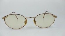 Vintage Zimco Gold D/A 11 Eyeglasses Frame USA 50 20 135mm Full Rim Oval Metal