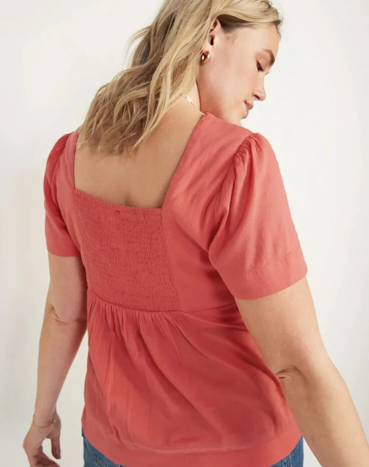 knot front v neck top