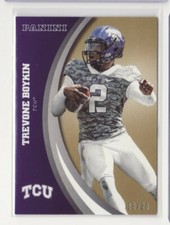 2016 Panini Collegiate TCU Gold #47 Trevone Boykin 12/25 - Flat S/H