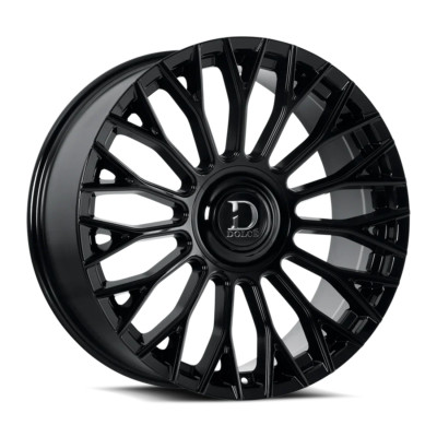 DOLCE Luxury Roma Rim 22X10.5 5X112/5X120 Offset 35 Gloss Black (Quantity of 1)