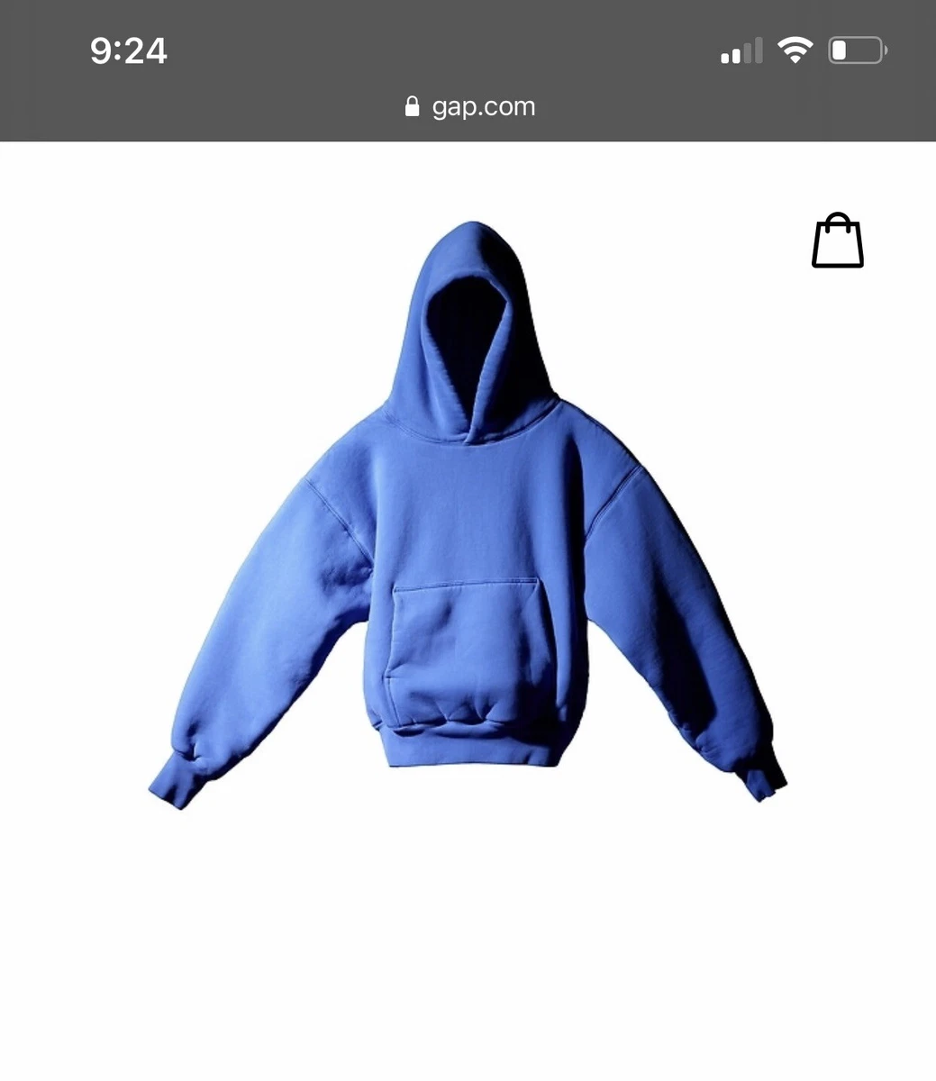 Yeezy x Gap Hoodie Blue Size Small In Hand eBay