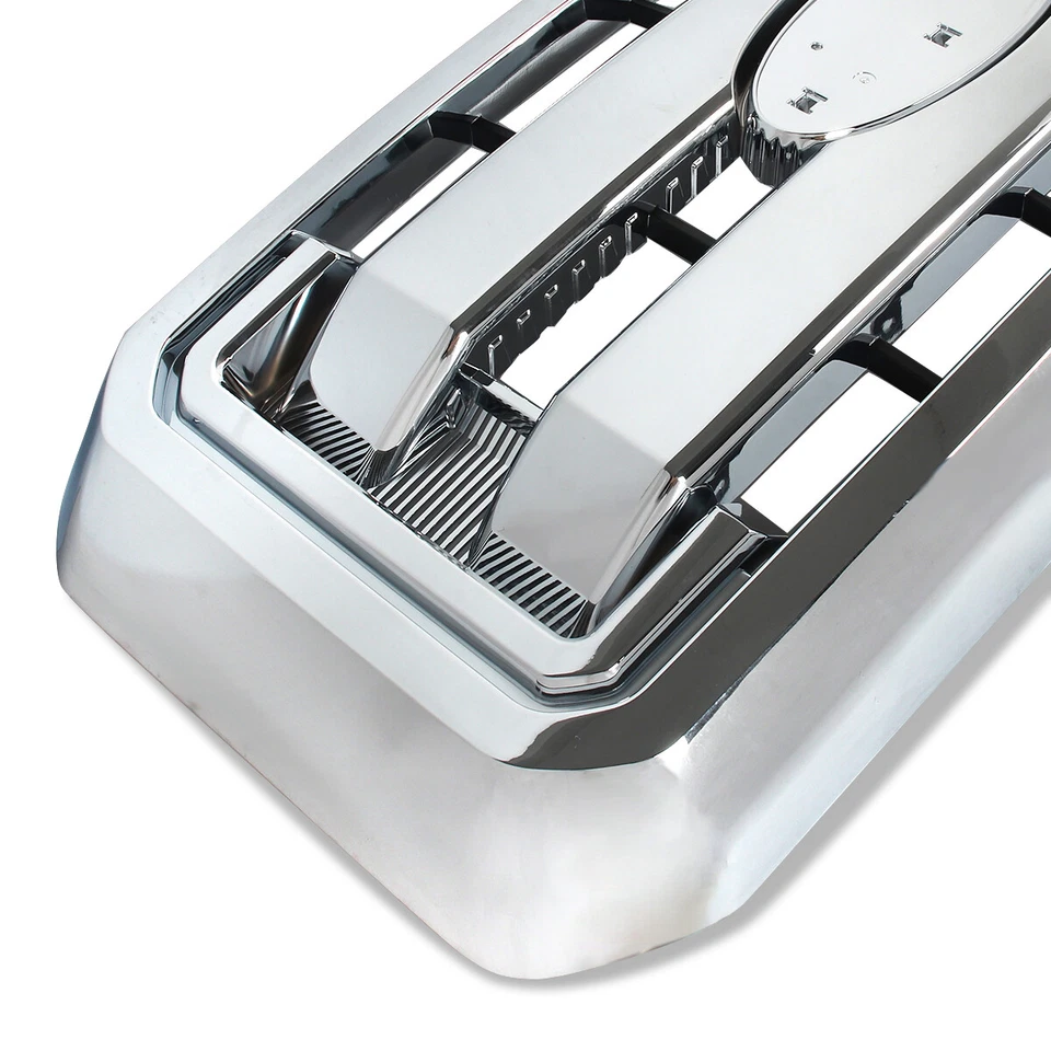 Chrome Grille Grill Assembly For 2011-2016 Ford F250 F350 F450 F550 Super Duty Foto 4 de 4