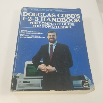 Douglas Cobb's 1-2-3 Handbook Complete Guide Power Users Business Productivity