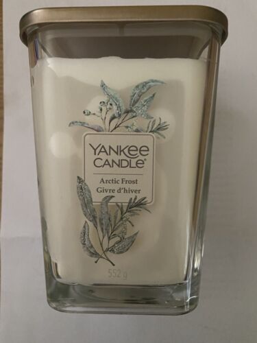 YANKEE CANDLE ELEVATION JAR 'ARCTIC FROST' - NEW - Picture 1 of 7