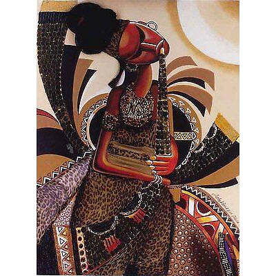 De Flute Afrique, un afroamericano, arte negro Giclee por Lester Kern - Imagen 1 de 2