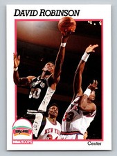 1991-92 Hoops #194 David Robinson San Antonio Spurs