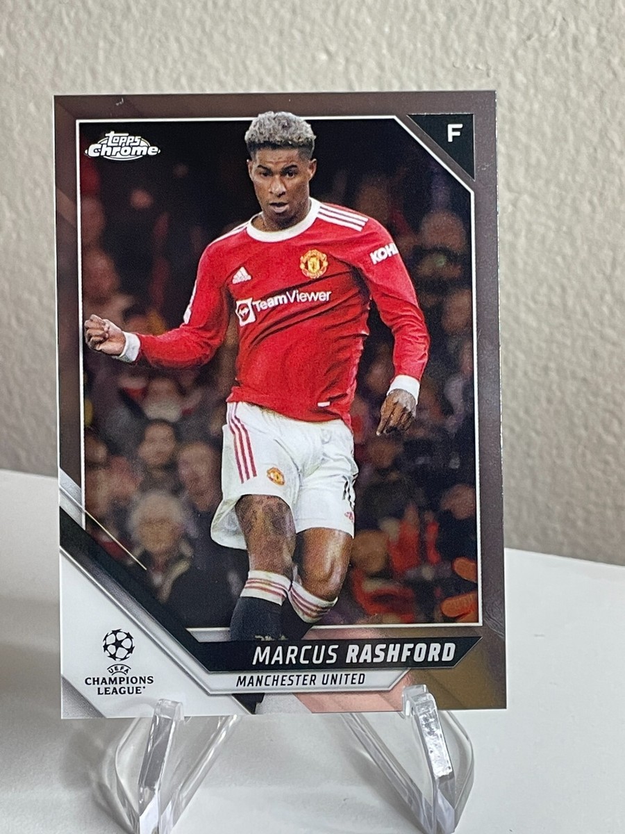 Marcus Rashford Man Utd Psg Line Up Marcus Rashford 2021-22 Topps