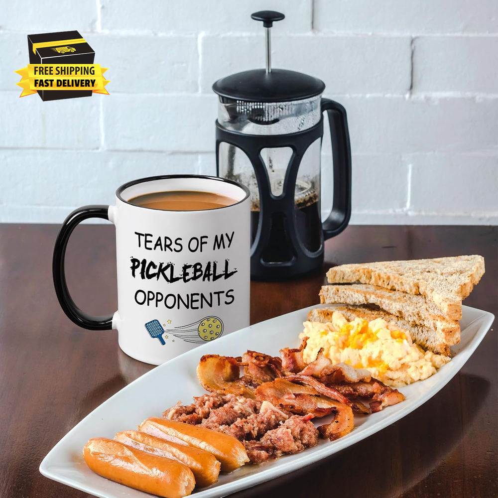 Pickleball Opponent Tears Mug - Fun Gift for Women and Men Who Love Pickleball