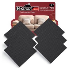Non Slip Furniture Pads -6pcs 4" Furniture Grippers Hardwood Floors Non Skid for