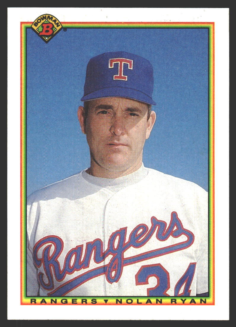 Nolan Ryan #486 1990 Bowman Texas Rangers