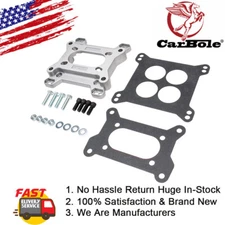 1933 Aluminum Carb Carburetor Adapter 2bbl-4bbl Kit 4-Bolt For Holley 2 Barrel