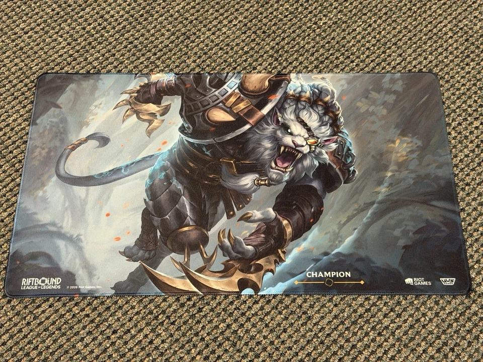 Riftbound Rengar Champion Promo Playmat June Summoner Skirmish 1st Place Prize - Bild 1 von 1