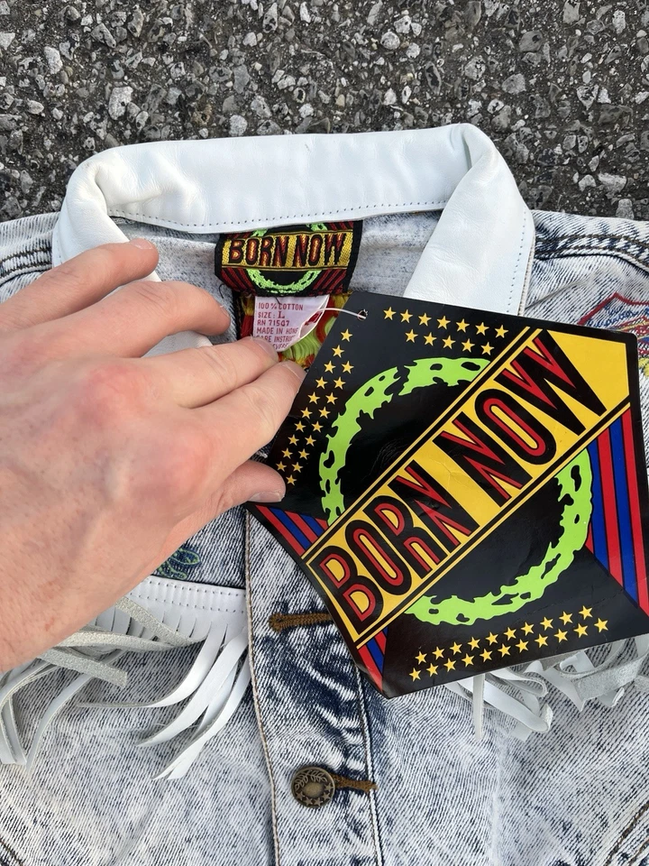 Lote de 15 Chaqueta Mono Gitano Lavado Ácido Jeans Vintage Años 90 Jeans Foto 4 de 4