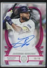 2026 Topps Tribute Jackson Chourio Pink Parallel Auto #10/10 SSP (GN)