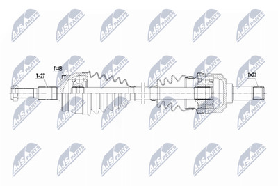 Antriebswelle für Chrysler Dodge 300C Touring Charger NTY Npw-Ch-090 2004 ->
