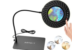 Magnifying Lamp Desk Light Ring Light 10X Magnification Adjustable Lighting