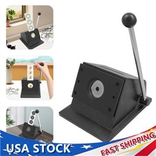 Manual Round Corner Die Cutter Punch Heavy Duty Photo ID Credit Card