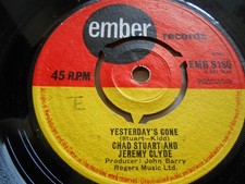 Chad Stuart and Jeremy Clyde - "Yesterday's Gone / Lemon Tree" EMBER 7" Single