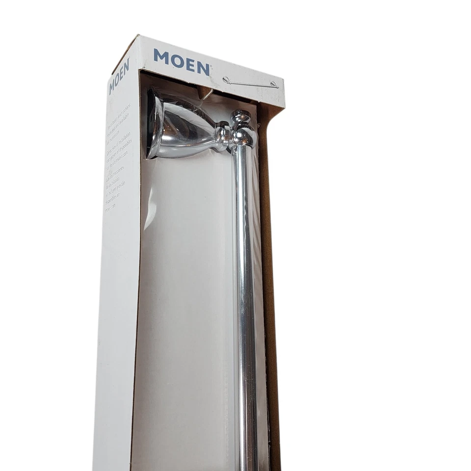 Полированный хромированный держатель стержня для полотенца Moen Caldwell 18 дюймов Y3118CH - Изображение 4 из 4