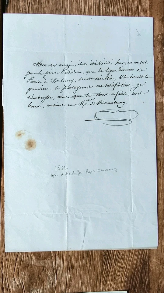 Général de Clermont-Tonnerre, chemin de fer Paris-Cherbourg , 2e Empire - Photo 4/4