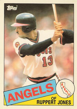 Ruppert Jones Topps Tiffany Traded 1985 Baseball Card #65T