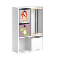 Kinderregal Vicco Luigi 29.2 X 107.8 Cm Mit 2 Faltboxen Opt.3