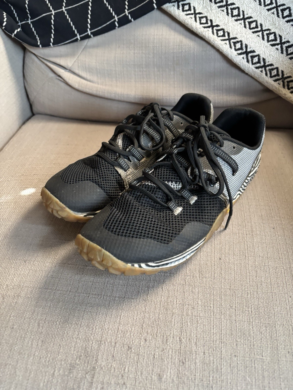 MERRELL Merrill Trail Glove Six grigio nero scarpa da corsa atletica donna 9 5