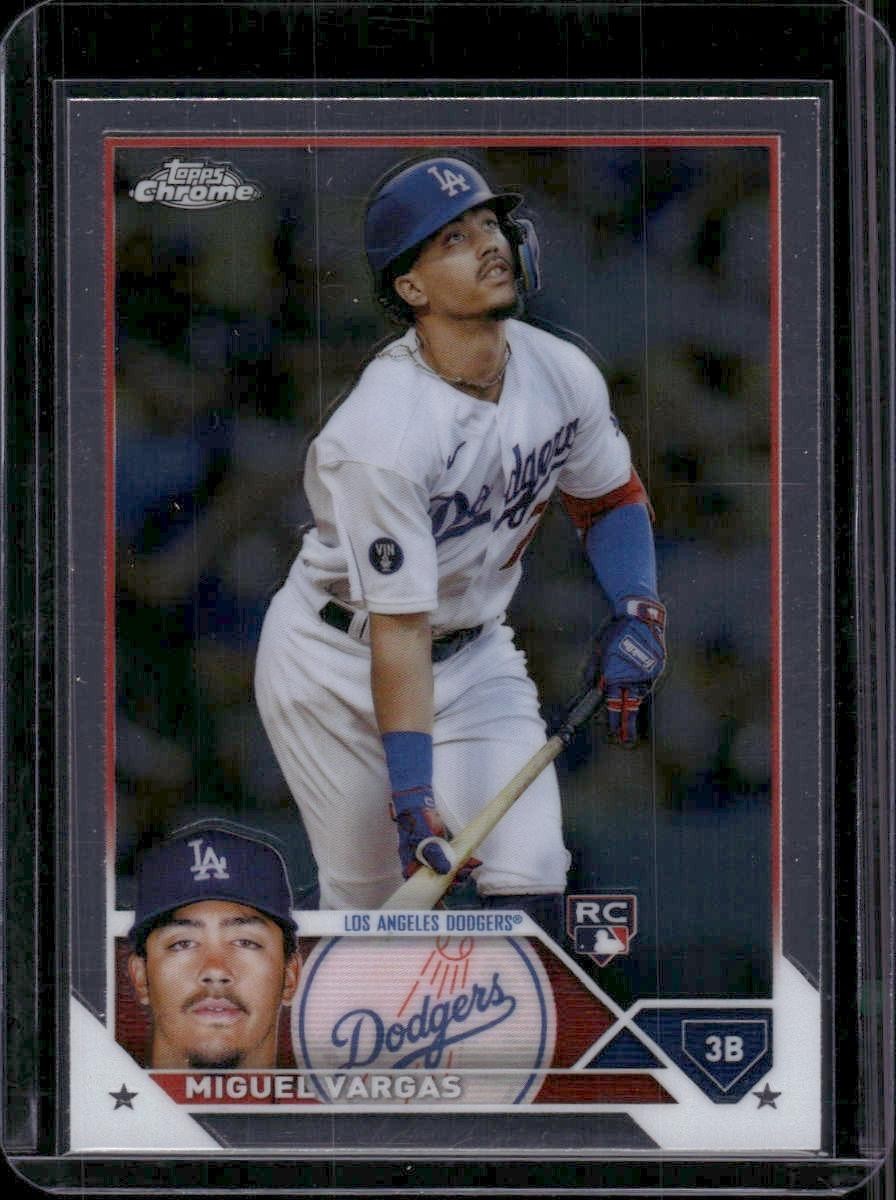 2023 Topps Chrome #161 Miguel Vargas Rookie Los Angeles Dodgers