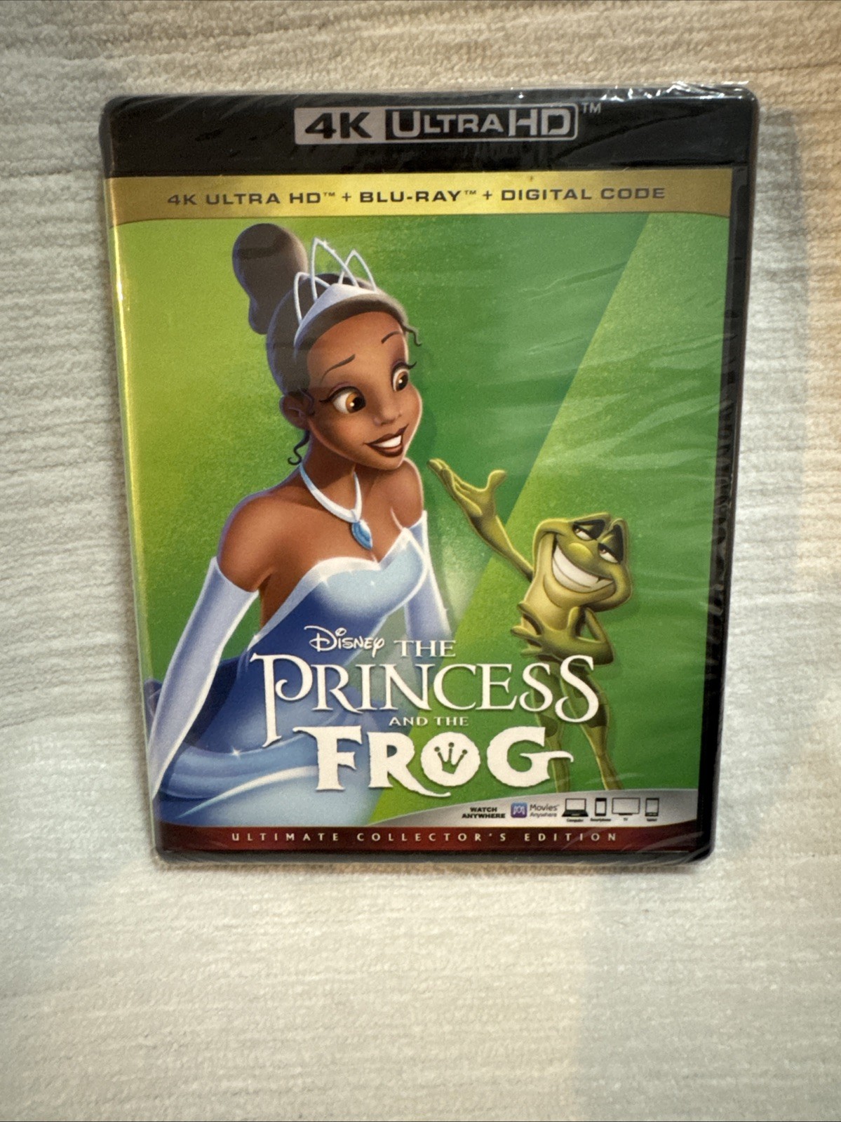 Disney The Princess and the Frog (4k Ultra HD + Blu-Ray + Digital, 2009) New