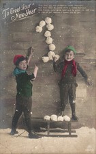 To Greet Your New Year Postcard 3891/1 The Carlton Publishing Co c1911