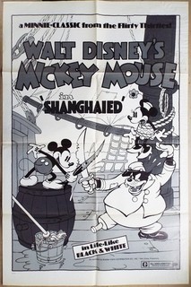 Mickey Mouse In Shanghaied 1974 Walt Disney Original US One Sheet Poster