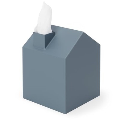 Umbra Casa Cosmetic Tissue Box Modern Decorative Dispenser Slate Blue for Home