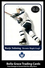 2001-02 Fleer Greats of the Game Borje Salming #73 Toronto Maple Leafs