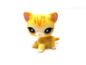 Littlest Pet Shop G7 #166 Shorthair Cat Figure 
