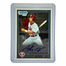 Anthony Gose Chrome Prospects Autographs 1st 2010 Bowman #BCP104