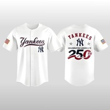 2026 N/y Yannkkees Celebrating America’s 250th Baseball Jersey Giveaway 2025