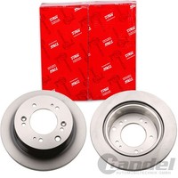 2X Trw Bremsscheiben 315Mm BelÜFtet Hinten Passend FÜR Kia Sorento | DF6191S