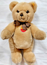Vtg Steiff Petsy Teddy Bear Plush w/ Chest Tag  Button in Ear 14  Germany