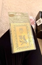 Anna Griffin 5817S All Night Media Brass Embossing Stencil 2003 'Thistle Tulip