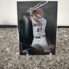 2026 Top Chrome Black Mike Trout Los Angeles Angels Baseball Card #1