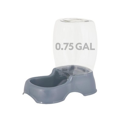 Petmate Pet Cafe Cat and Dog Gravity Water Dispenser - Water Bowl for Cats and D
