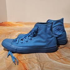 Converse Chuck Taylor All Star High Top Monochrome Blue Sneakers Mens 5 Womens 7