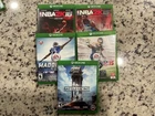 LOT OF 5 - MICROSOFT XBOX ONE GAMES Tested/Working! Seahawks Cover!